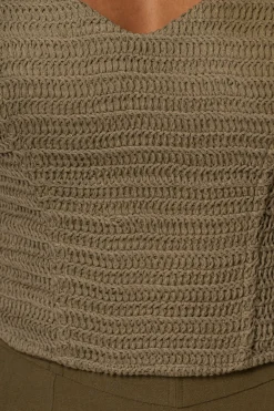 JLUXLABEL Olive Lila Bustier
