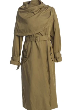 JLUXLABEL Olive The Classic Trench Coat