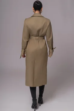 JLUXLABEL Olive The Classic Trench Coat