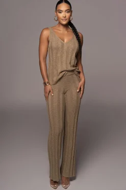 JLUXLABEL Olive West Bound Sweater Set