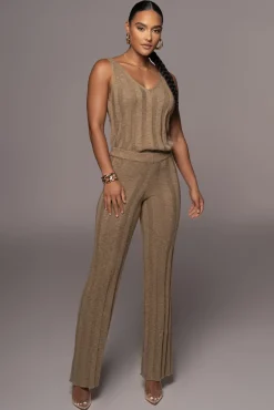 JLUXLABEL Olive West Bound Sweater Set