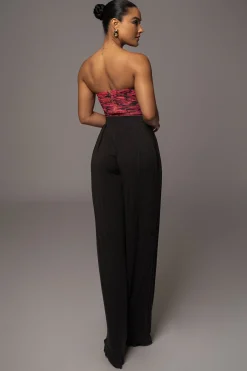 JLUXLABEL Pink Floral The Riviera Mesh Corset