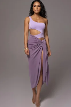 JLUXLABEL Purple Day Dreams Sarong