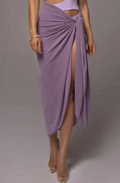 JLUXLABEL Purple Day Dreams Sarong