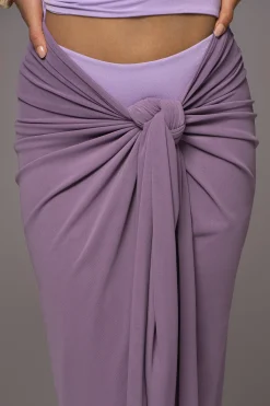 JLUXLABEL Purple Day Dreams Sarong