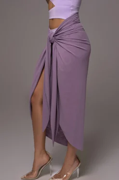 JLUXLABEL Purple Day Dreams Sarong