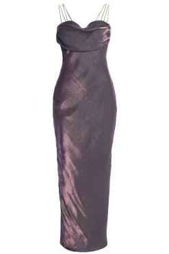 JLUXLABEL Purple Iridescent Visions Of You Dress