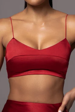 JLUXLABEL Red Isella 2-Piece Skirt Set