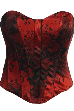 JLUXLABEL Red Stay the Night Corset