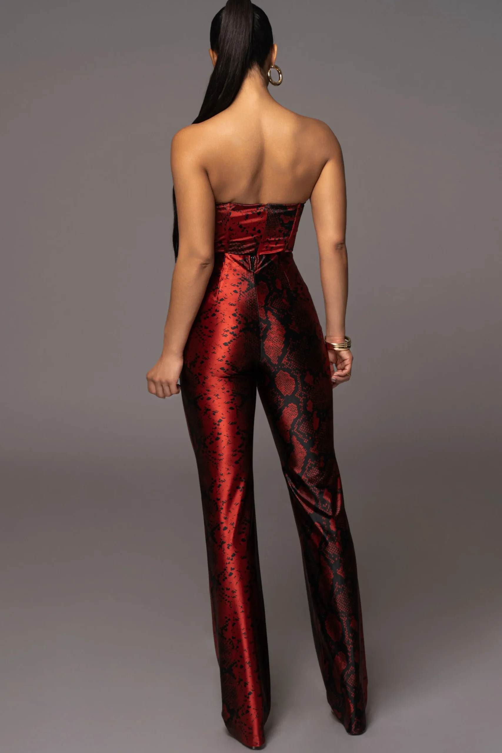 JLUXLABEL Red Stay the Night Corset