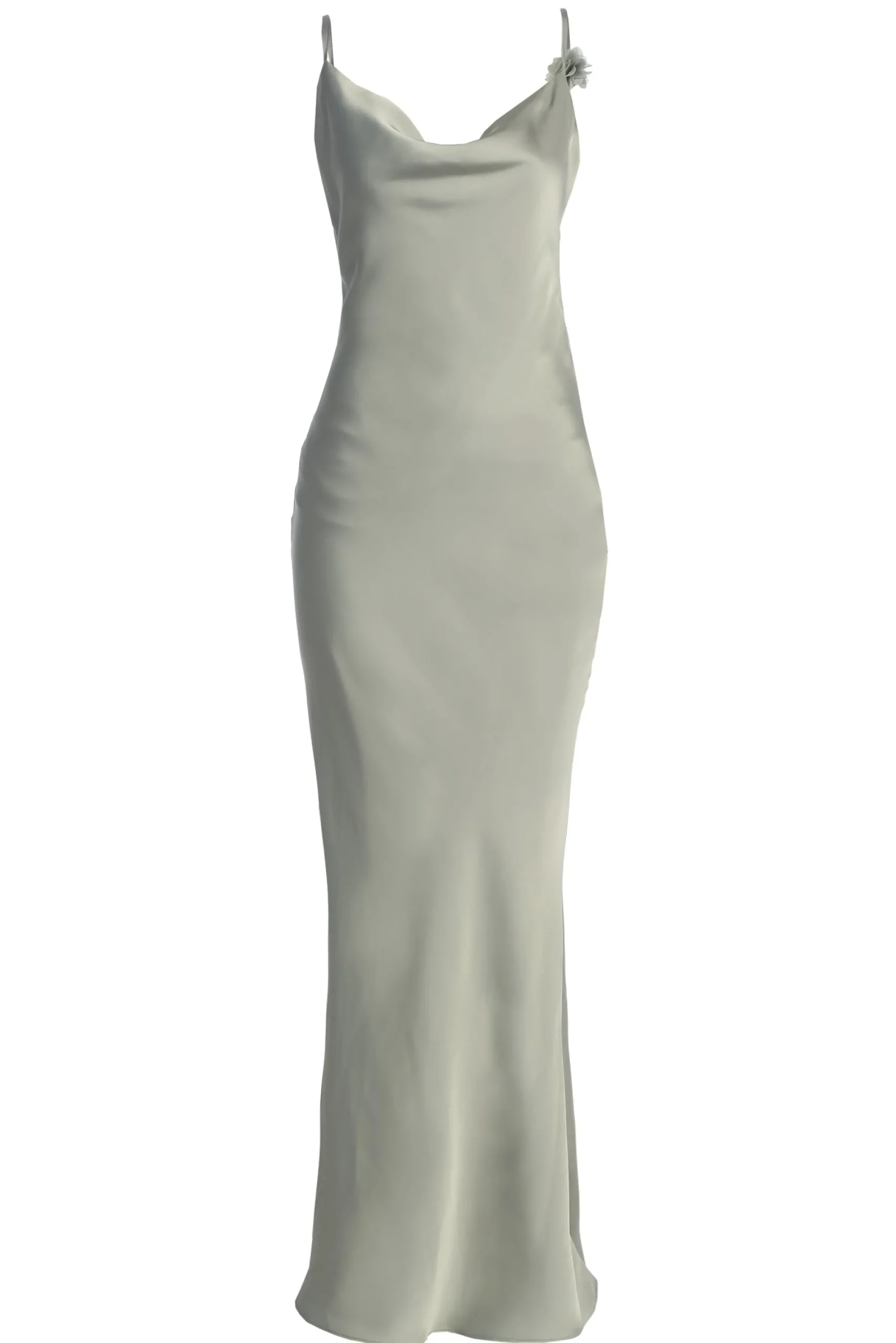 JLUXLABEL Sage Down The Aisle Satin Gown