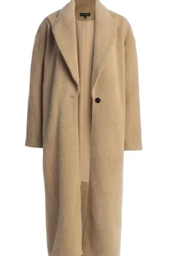 JLUXLABEL Sand Chelsie Longline Coat