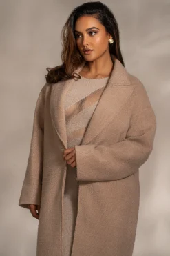 JLUXLABEL Sand Dion Oversized Coat