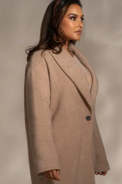 JLUXLABEL Sand Dion Oversized Coat