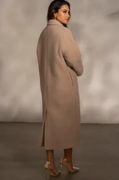 JLUXLABEL Sand Dion Oversized Coat