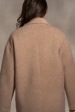 JLUXLABEL Sand Dion Oversized Coat
