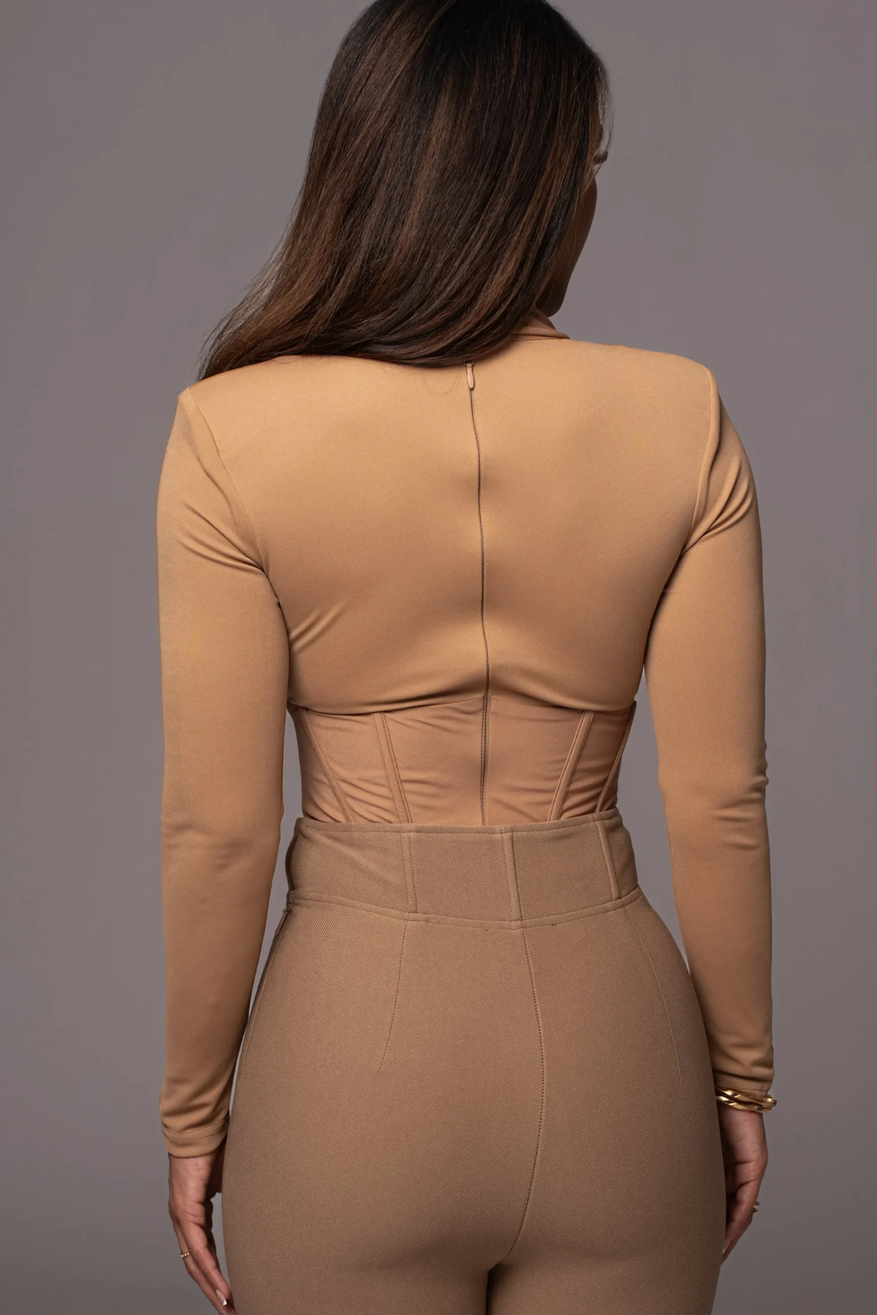 JLUXLABEL Sand Ultra High Waist Skinny Pants