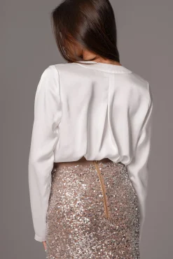 JLUXLABEL Sequin Milestone Skirt