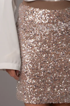 JLUXLABEL Sequin Milestone Skirt