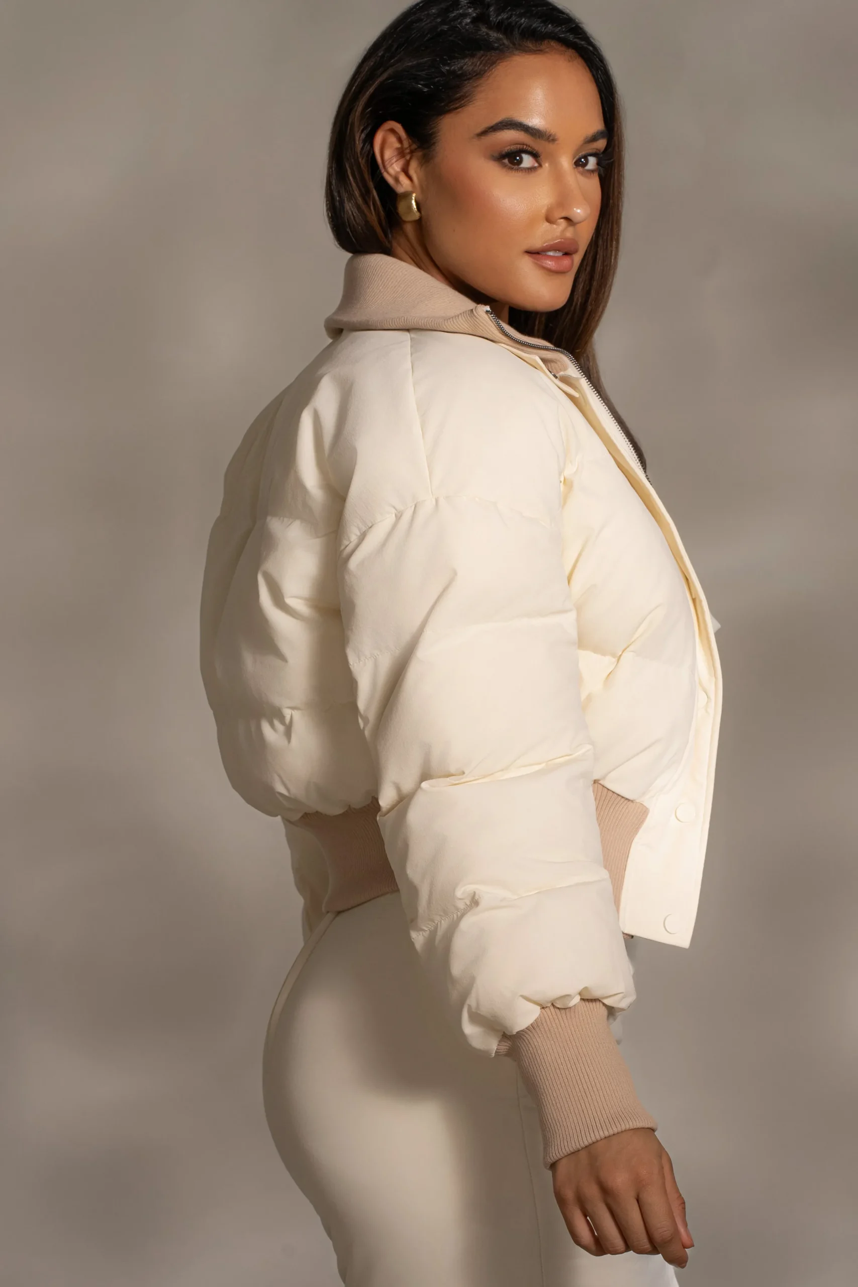 JLUXLABEL Stassie Ribbed Jacket