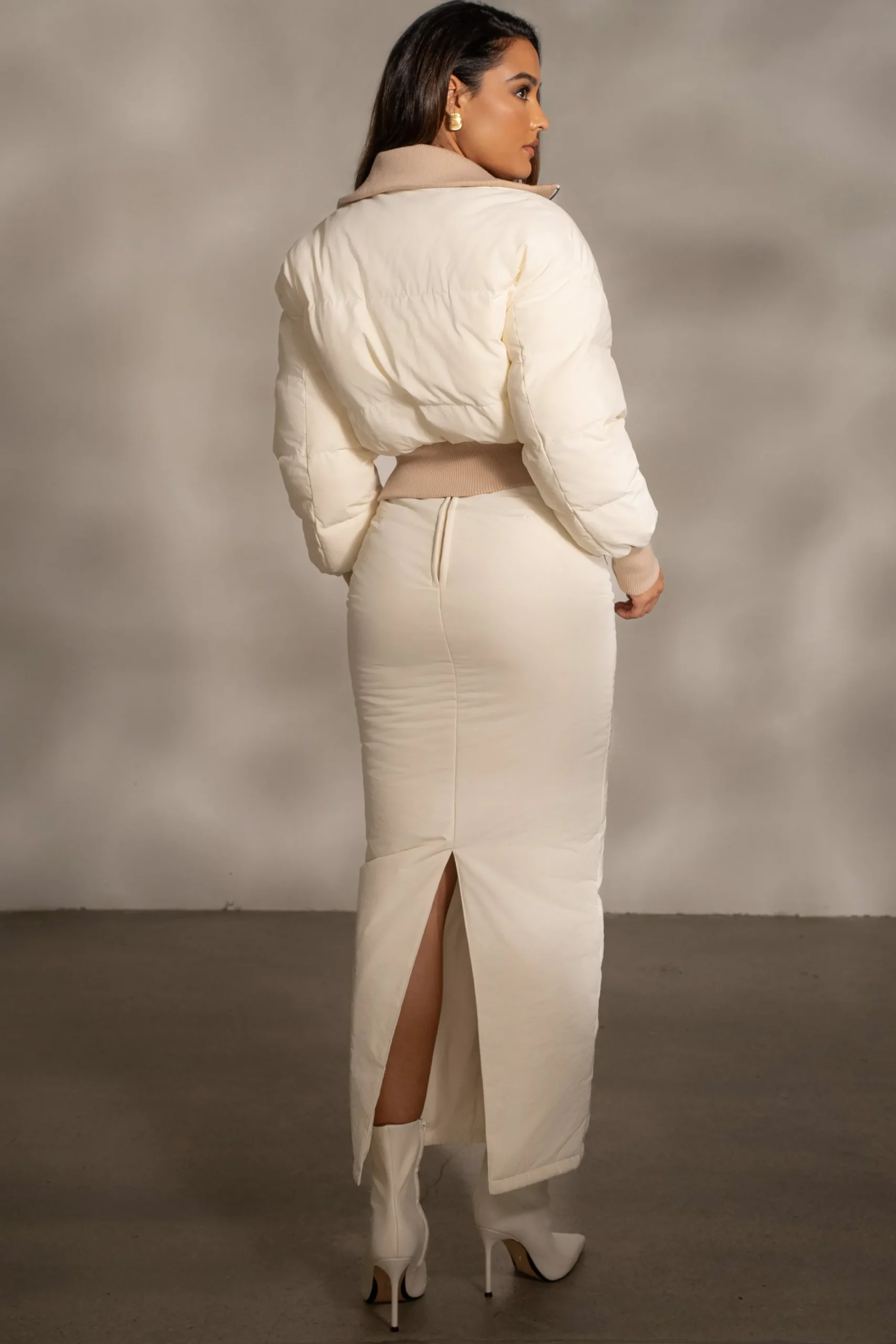 JLUXLABEL Stassie Ribbed Jacket