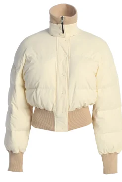 JLUXLABEL Stassie Ribbed Jacket
