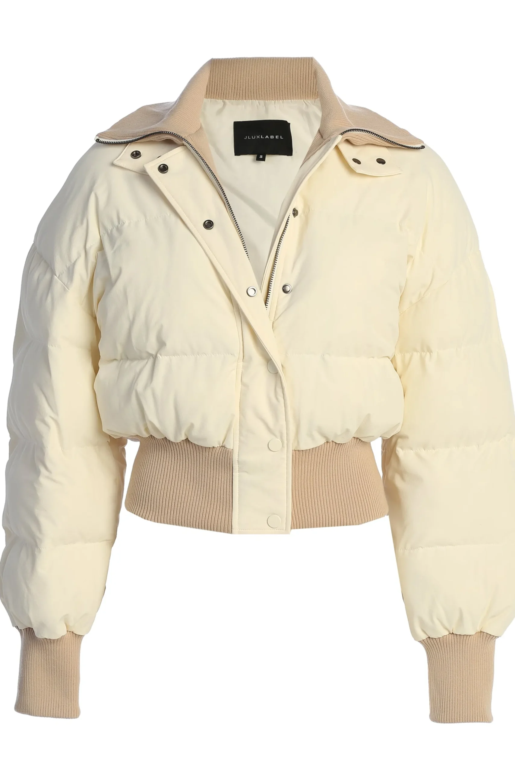 JLUXLABEL Stassie Ribbed Jacket