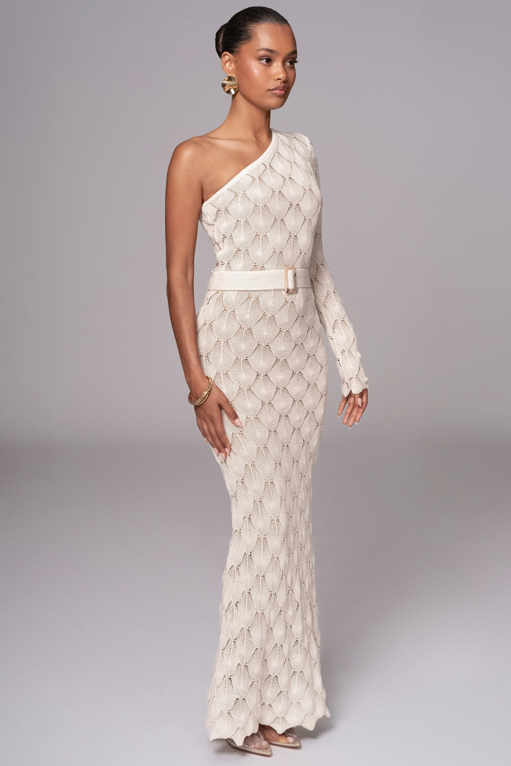 JLUXLABEL Stone La Costa One Shoulder Dress