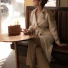 JLUXLABEL Tan Elite Suede Coat