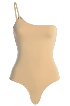 JLUXLABEL Tan Journey Bodysuit