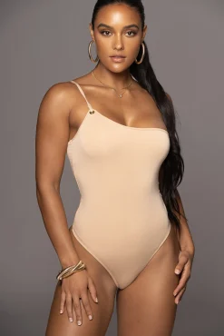 JLUXLABEL Tan Journey Bodysuit
