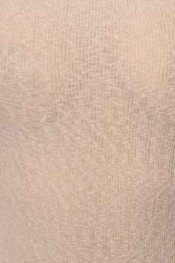 JLUXLABEL Tan Kimber High Neck Bodysuit