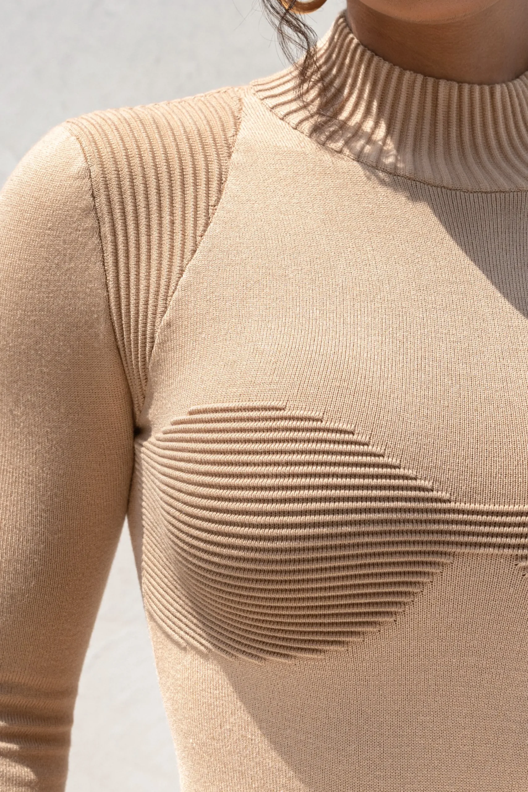 JLUXLABEL Tan Love Signs Bodysuit