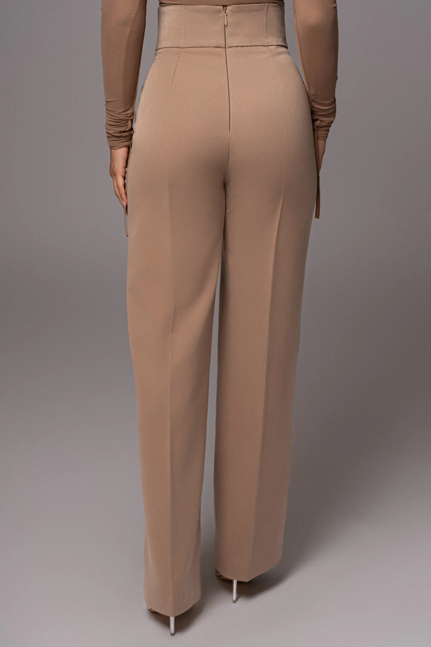 JLUXLABEL Tan Novena Woven Pants