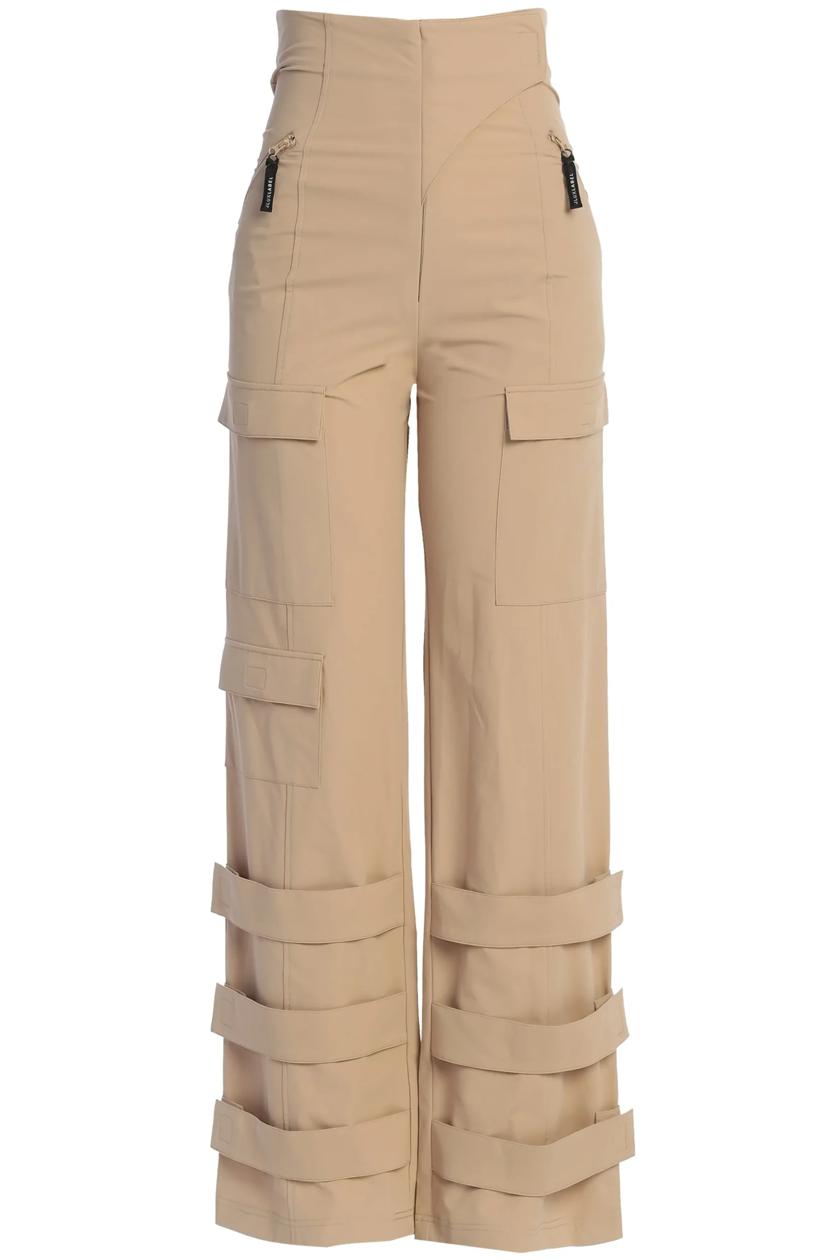 JLUXLABEL Tan Nyah Nylon Utility Pants