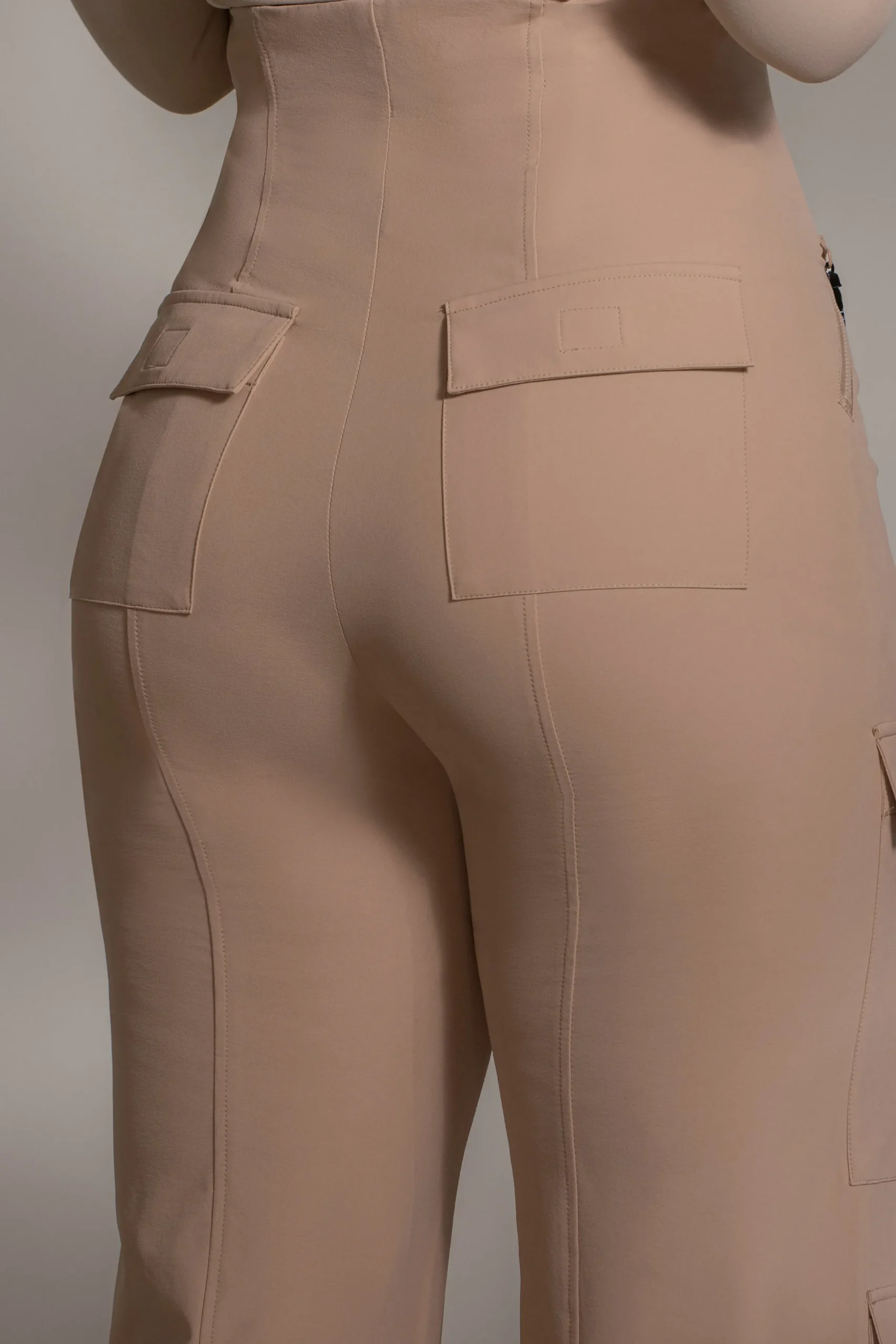 JLUXLABEL Tan Nyah Nylon Utility Pants