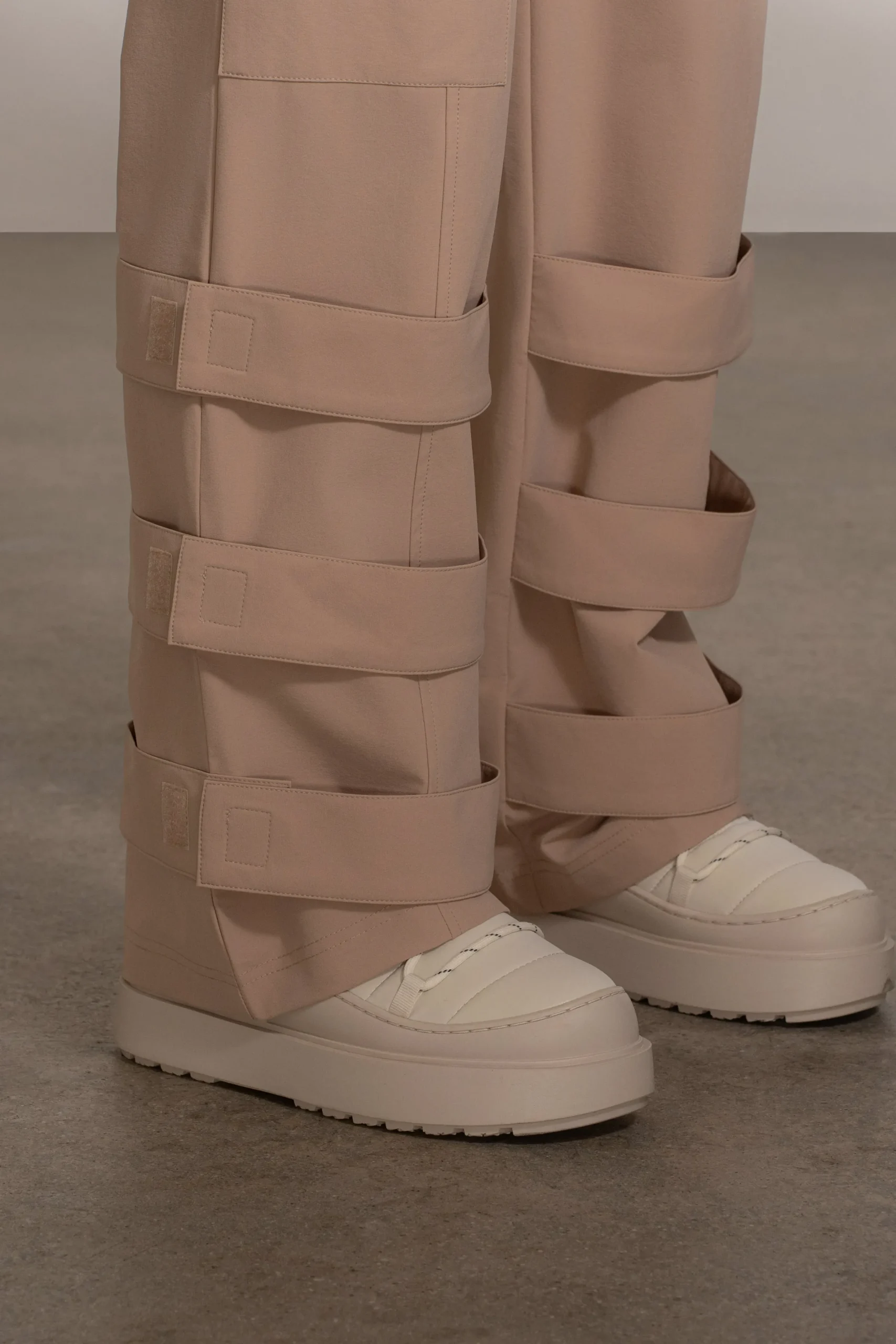 JLUXLABEL Tan Nyah Nylon Utility Pants