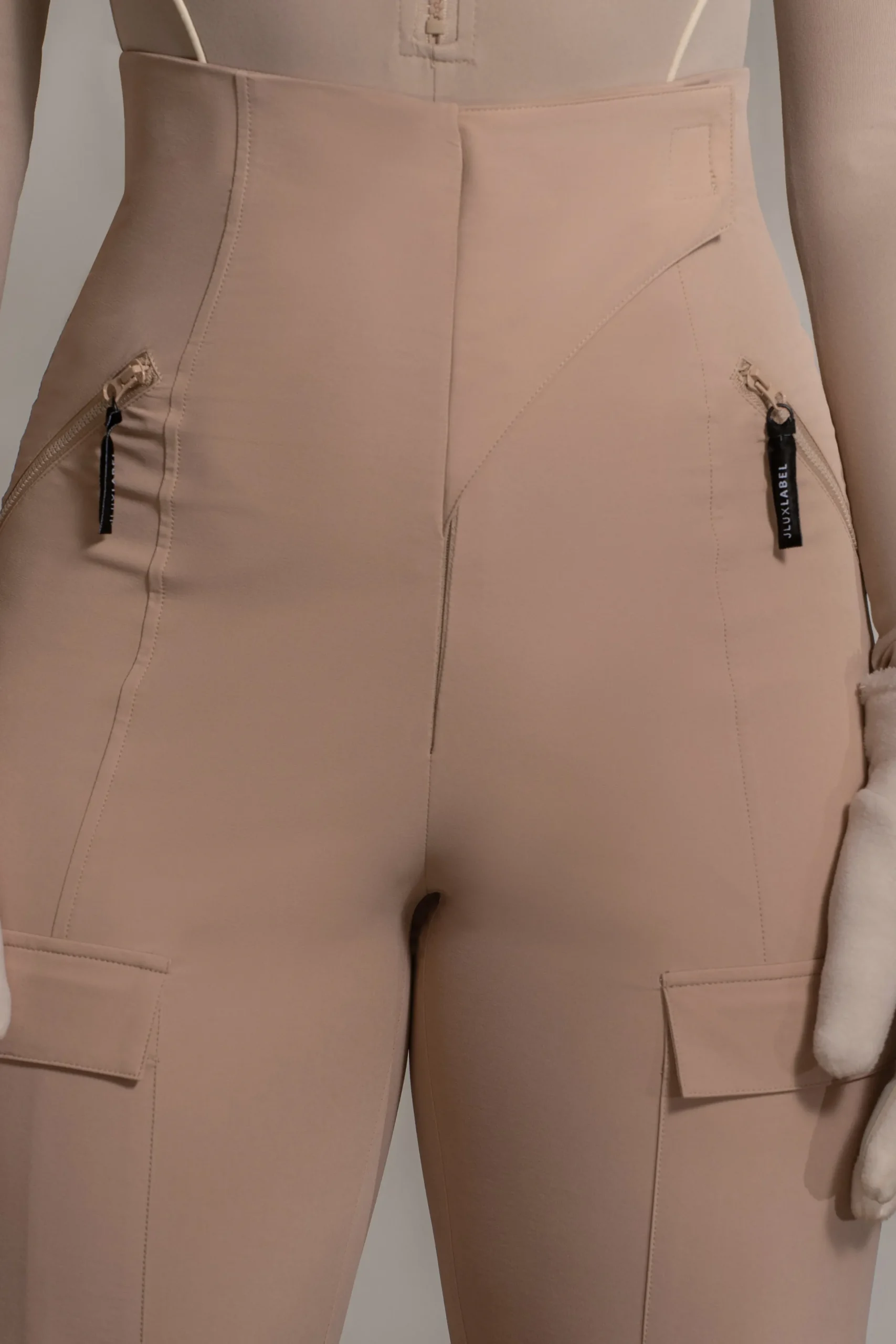 JLUXLABEL Tan Nyah Nylon Utility Pants