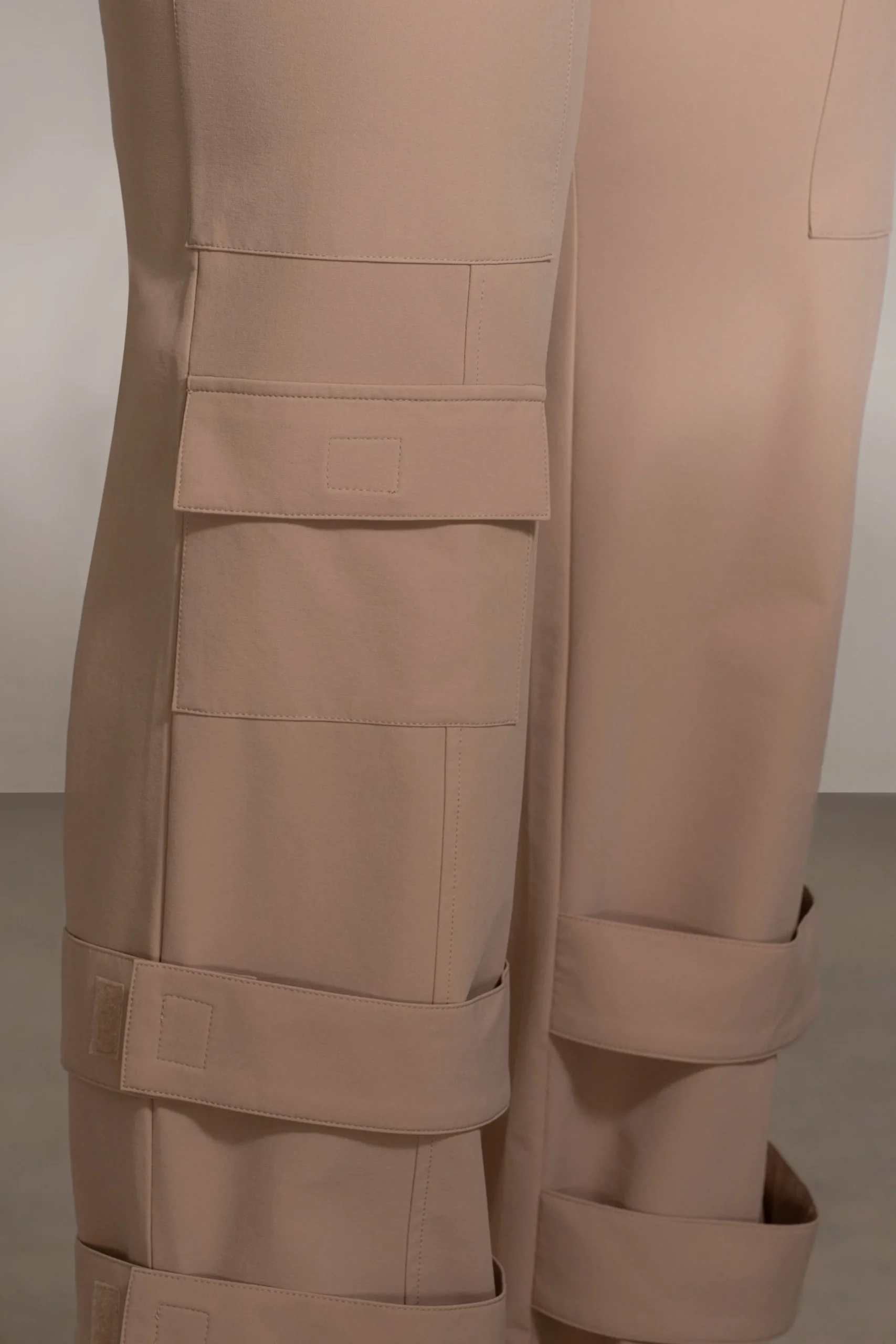 JLUXLABEL Tan Nyah Nylon Utility Pants