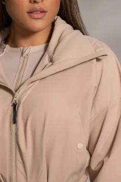 JLUXLABEL Tan Willow Belted Jacket