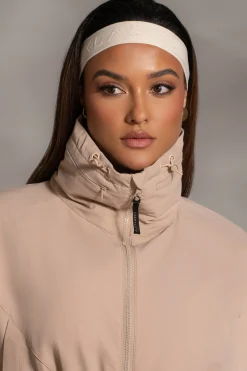 JLUXLABEL Tan Willow Belted Jacket