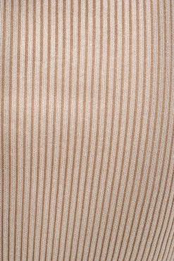 JLUXLABEL Taupe/White Over The Top Skirt