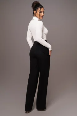 JLUXLABEL White Carli Turtle Neck Top