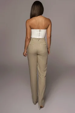 JLUXLABEL White Fenix Reversible Linen Corset