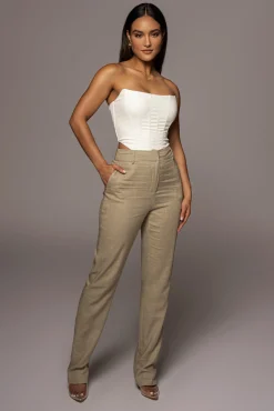 JLUXLABEL White Fenix Reversible Linen Corset