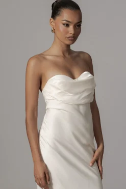 JLUXLABEL White Iridescent Visions Of You Dress
