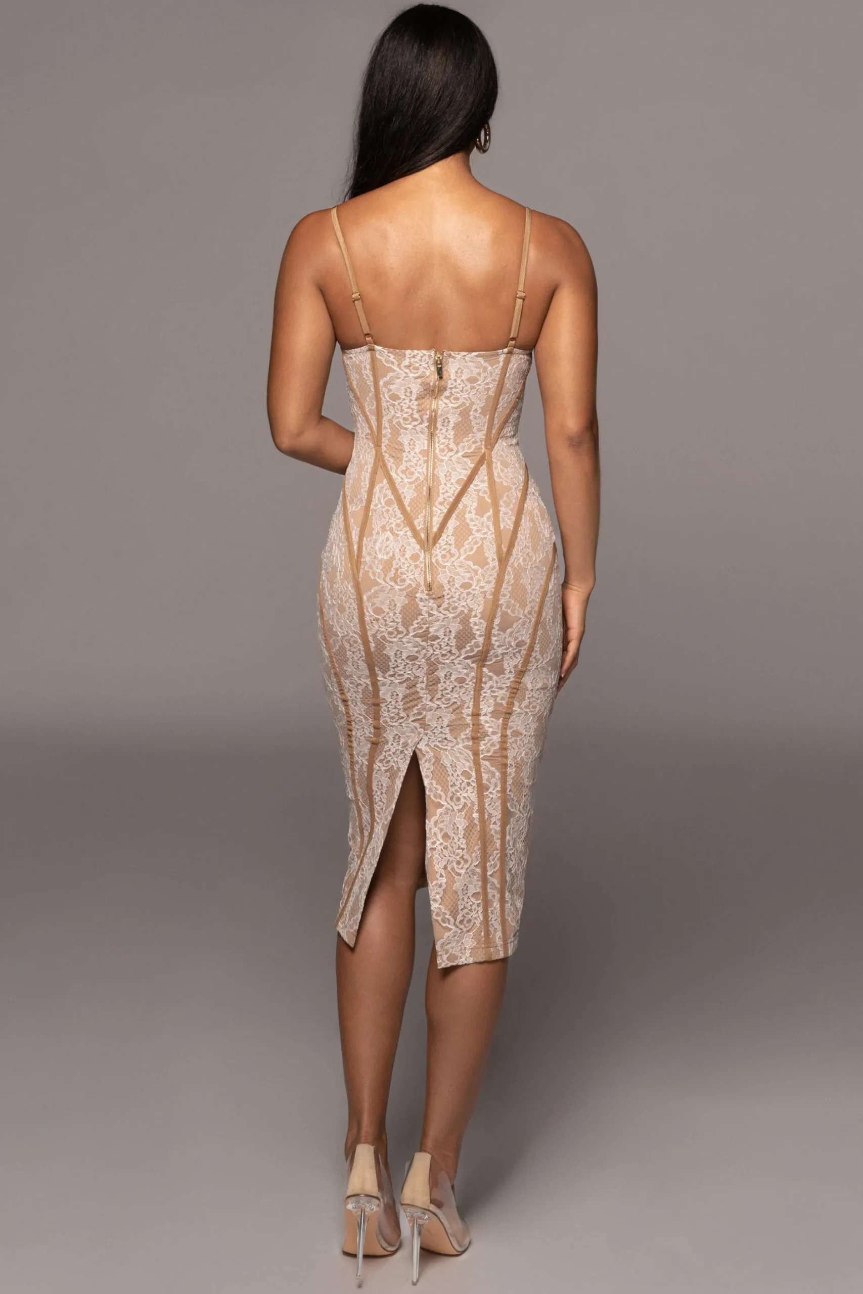 JLUXLABEL White Katerina Lace Dress