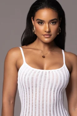 JLUXLABEL White Palmira Mini Dress