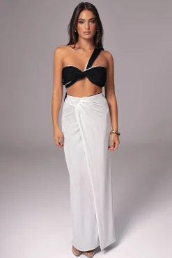 JLUXLABEL White/Black Venus Reversible Skirt Set