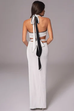 JLUXLABEL White/Black Venus Reversible Skirt Set